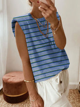 Load image into Gallery viewer, Striped Sleeveless Casual Top
