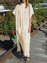 Load image into Gallery viewer, Fashionable Casual Solid Color Maxi Dress
