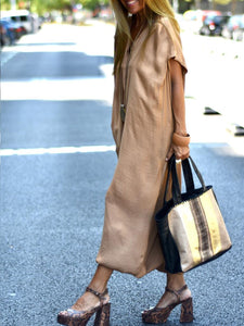 Stylish Elegant Loose V Neck Jumpsuit