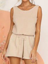 Load image into Gallery viewer, Simple Casual Loose Round Neck Shirt Shorts Knitted Suit
