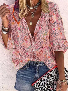 Casual Collar Fashion Long-sleeved Shirt