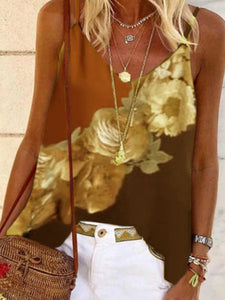 Bohemian Vintage Floral Suspender Top