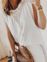Load image into Gallery viewer, Round Neck Sleeveless Solid Color Women&#39;s Suit
