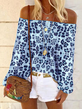 Load image into Gallery viewer, Boho Leopard Print Flower Sleeveless T-shirt
