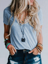 Load image into Gallery viewer, Casual Lace Knitted T-shirt Top
