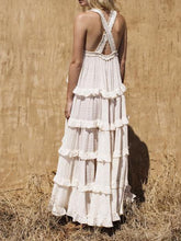 Load image into Gallery viewer, Bohemian Elegant Holiday Maxi Dress
