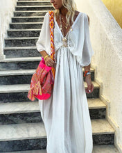 Load image into Gallery viewer, Elegant Deep V-neck Maxi Dress for Summer
