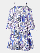 Load image into Gallery viewer, Vintage Bohemian Floral Mini Dress
