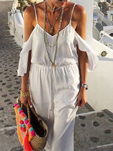 Load image into Gallery viewer, Simple Casual Loose V Neck Dress

