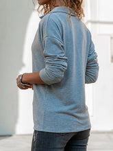 Load image into Gallery viewer, Long Sleeve Deep V Lapel Collar Blouses Casual T-Shirts
