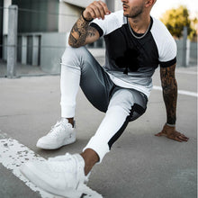 Load image into Gallery viewer, Men&#39;S Black And White Gradient Print Suit
