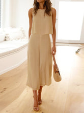 Load image into Gallery viewer, Fashion Elegant Loose Top Pants Suit
