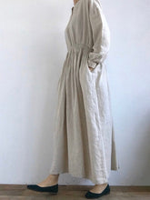 Load image into Gallery viewer, Solid Color Wild Fashion Waist Dress
