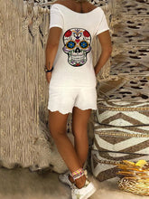 Load image into Gallery viewer, Wide Collar Solid Color Short Sleeve Suit
