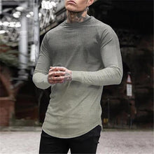 Load image into Gallery viewer, Men&#39;S Trendy Casual Plaid Gradient Long Sleeve T-Shirt
