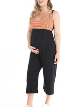 Load image into Gallery viewer, Sling Striped Loose Casual Pregnant Women&#39;S Jumpsuit
