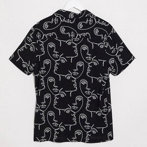 Men'S Summer Printed Casual Suit