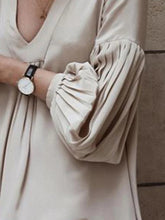Load image into Gallery viewer, Fashionable Solid Color Casual Dress
