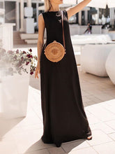 Load image into Gallery viewer, Casual Sleeveless Solid Color Dress
