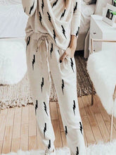 Load image into Gallery viewer, Simple Casual Loose Top Pants Knitted Suit
