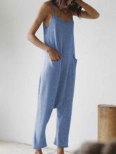 Load image into Gallery viewer, Cotton and Linen Comfortable Women&#39;s Jumpsuit for Summer
