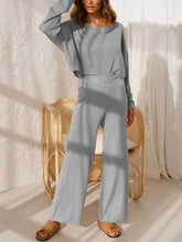 Load image into Gallery viewer, Solid Color Long Sleeve Casual Suit
