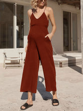 Load image into Gallery viewer, Camisole Wide Leg Trousers Maternity Jumpsuit
