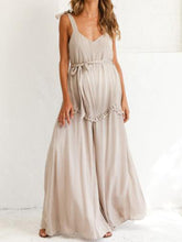 Load image into Gallery viewer, Casual Loose Round Neck Sleeveless Pregnant Women&#39;s Jumpsuit
