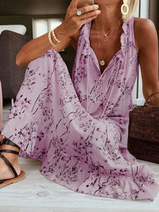 Printed Sleeveless Dress