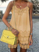 Load image into Gallery viewer, Bohemian Loose Casual Sling Tops Shorts Set
