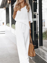 Load image into Gallery viewer, Fashionable Casual Loose Top Pants Suit
