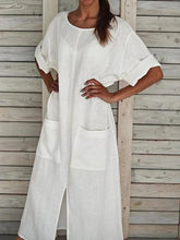 Load image into Gallery viewer, Fashion Casual Personality Pocket Dress
