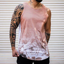Load image into Gallery viewer, Men&#39;S Floral Print Gradient Vest
