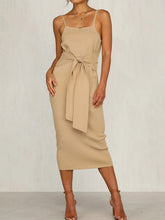 Load image into Gallery viewer, Sexy Solid Color Strapless Sleeveless Dress
