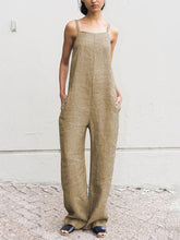 Load image into Gallery viewer, Simple Solid Color Slip Jumpsuit for Women
