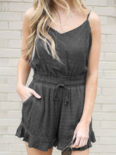 Load image into Gallery viewer, Sexy Sling Dot Jumpsuit Ruffled Romper
