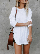 Load image into Gallery viewer, Casual Knitted Long-sleeved T-shirt Top
