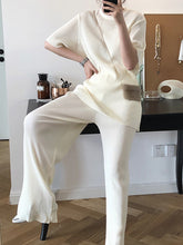 Load image into Gallery viewer, Fashionable Simple Casual Loose Comfortable Top Pants Suit
