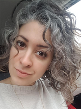 Load image into Gallery viewer, Gray-brown Melange Micro-curly Short Synthetic Wigs
