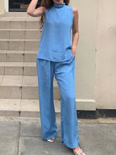 Load image into Gallery viewer, Elegant Sleeveless Pure Color Women&#39;s Suit
