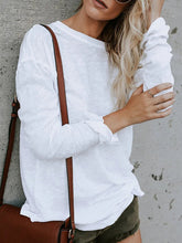 Load image into Gallery viewer, Casual Knitted Long-sleeved T-shirt Top
