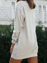 Load image into Gallery viewer, Simple Pattern Round Neck Long Sleeve for Women
