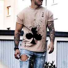 Load image into Gallery viewer, Men&#39;S Cotton Fashion Letter Print Short Sleeve T-Shirt
