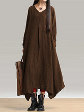 Load image into Gallery viewer, Casual Solid Color Fashion Wild Maxi Dress
