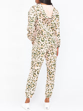 Load image into Gallery viewer, Leopard Print Long Sleeve Style Suit
