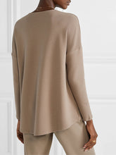 Load image into Gallery viewer, Pure Color V-Neck Casual Long Sleeve Suit

