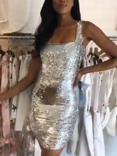 Load image into Gallery viewer, Fashion Sexy Sequined Tight Skirt
