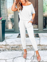 Load image into Gallery viewer, Simple casual loose short sleeve suit
