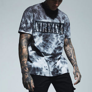 Men'S Fashion Round Neck Print Short Sleeve T-Shirt