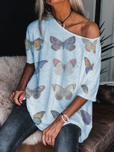 Load image into Gallery viewer, Printed Loose Short Sleeve T-Shirt
